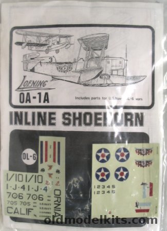Esoteric 1/72 Loening OA-1A / OL-6 Inline Shoehorn - Bagged, NAF-7 plastic model kit